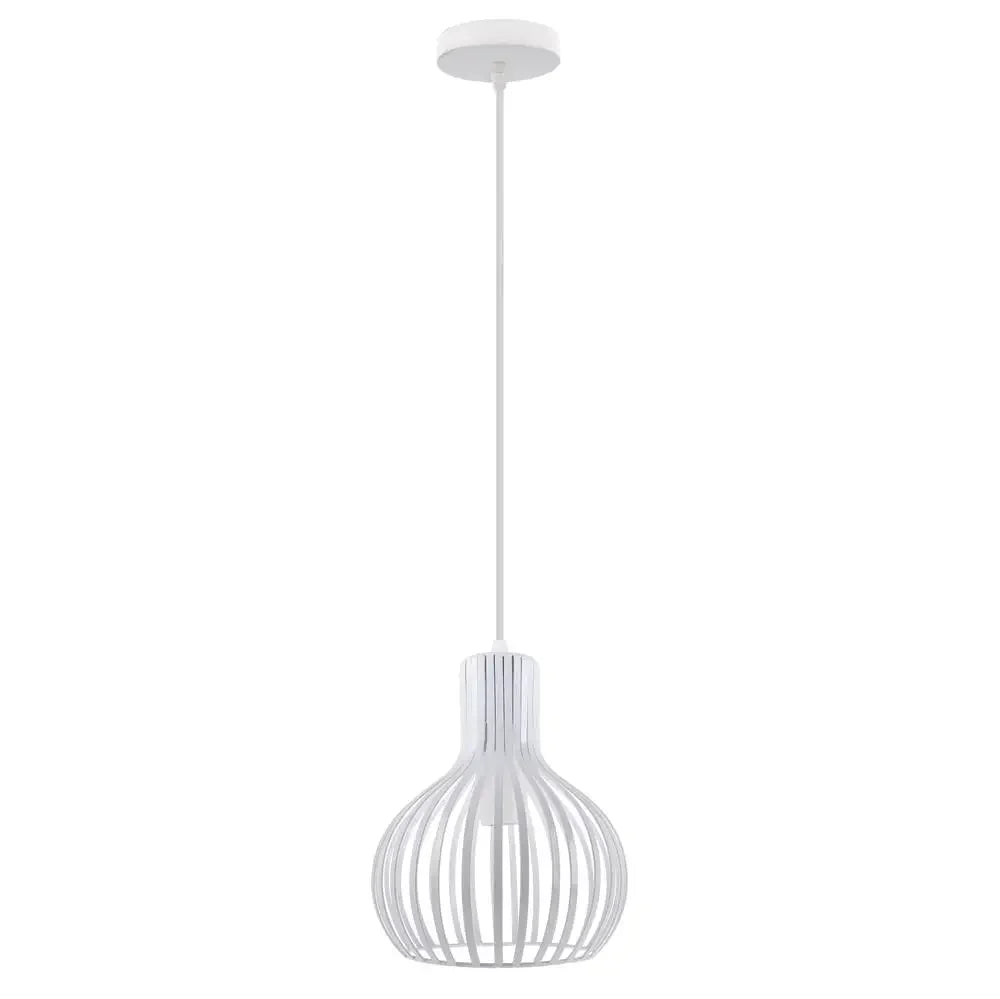 Iron Cage Pendant Lights for Modern Vintage Loft, Retro Home Decor Kitchen Bar LED