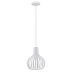 Iron Cage Pendant Lights for Modern Vintage Loft, Retro Home Decor Kitchen Bar LED