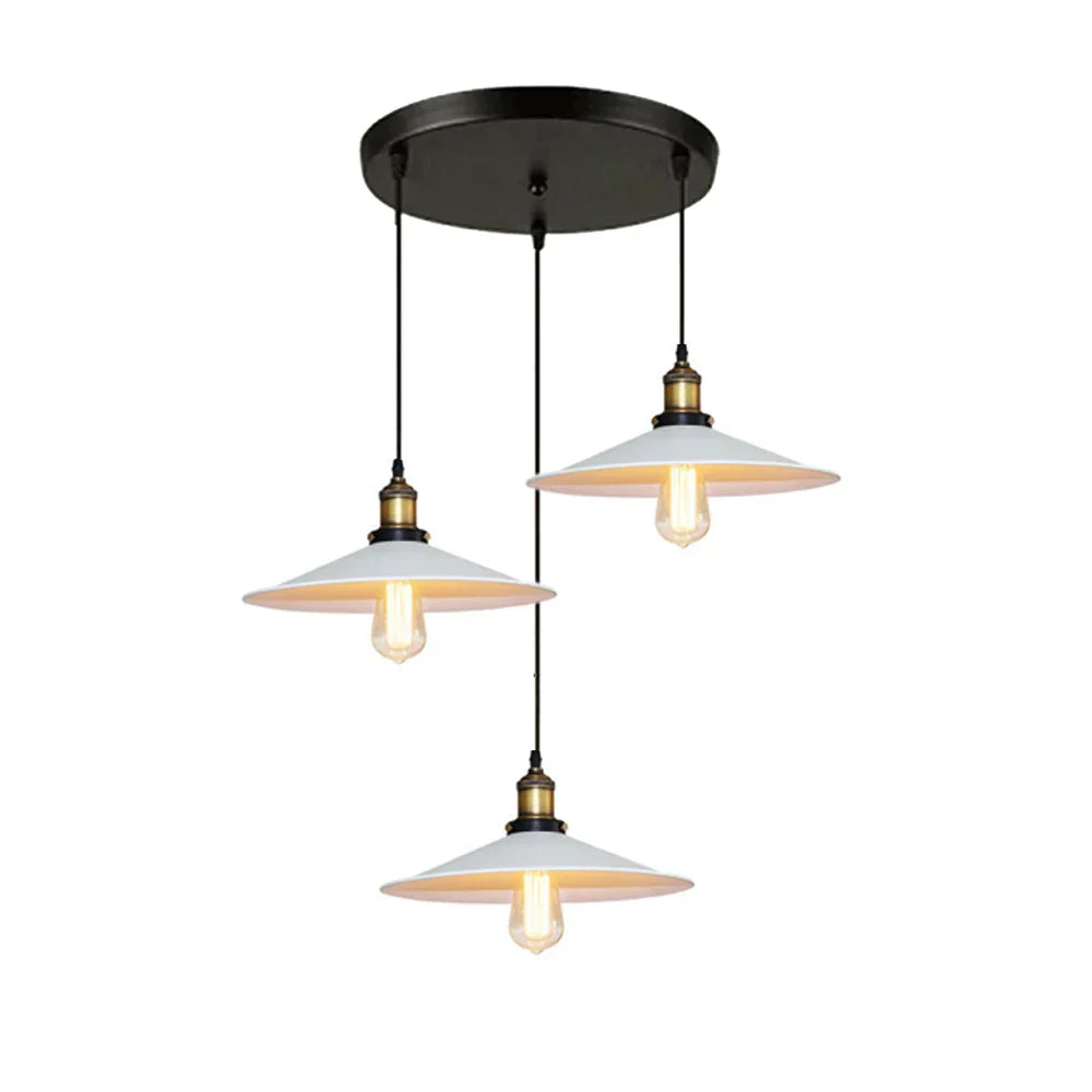 Retro Industrial Pendant Chandelier LED Ceiling Lamps for Kitchen Living Room
