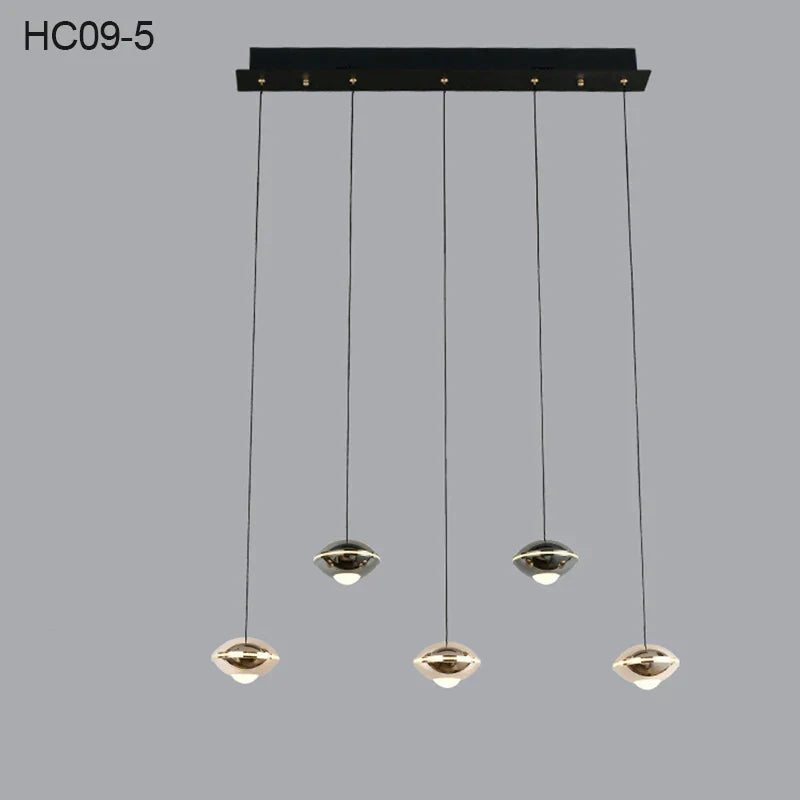 Loft Staircase Pendant Light: Aluminum Ball Droplight for Restaurant Bar Decor