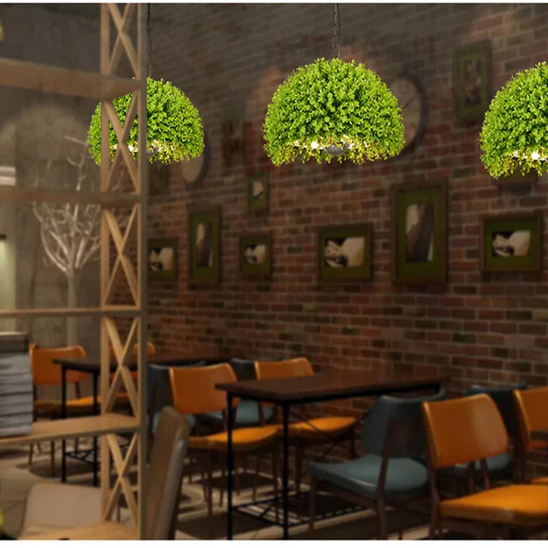Retro Plant Chandelier: Ideal for Restaurant, Bar, Industrial Loft Decor