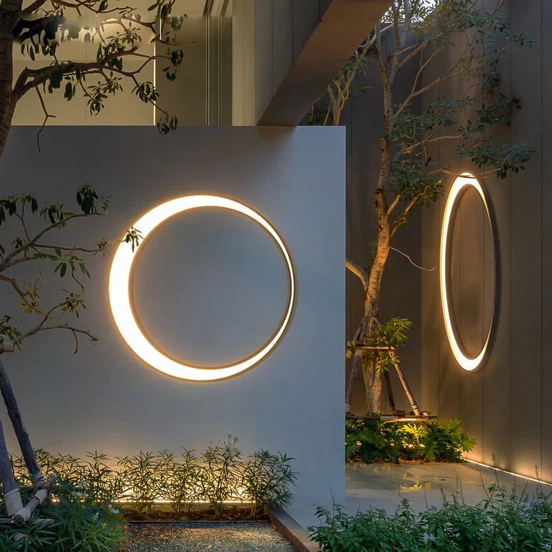 Stainless Steel Moon Lamp for Street Garden, IP65 Waterproof, Outdoor Sconce