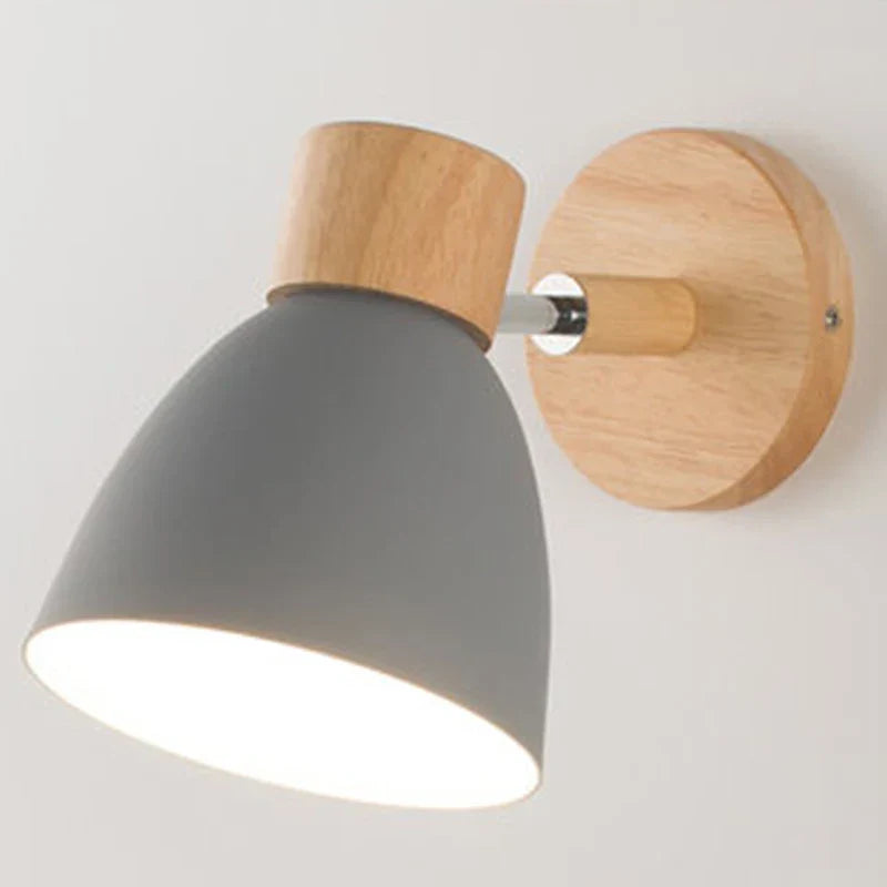 Nordic Macaroon Wall Sconce by - Stylish Bedside Lamp with 6 Color Options
