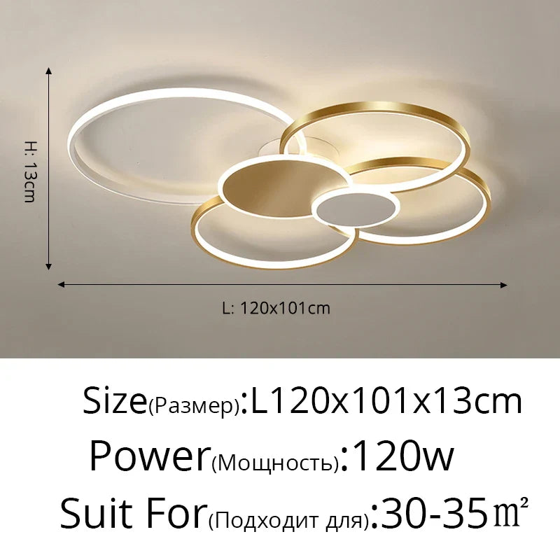 LED Ceiling Chandelier Light for Living Room Bedroom Dining Hall Indoor Lighting Fixtures