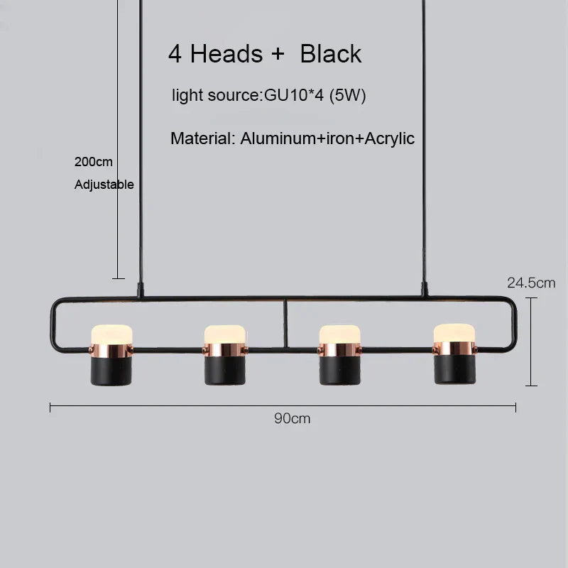 LED Chandelier Pendant Lamp for Modern Dining Room, Cafe & Bar