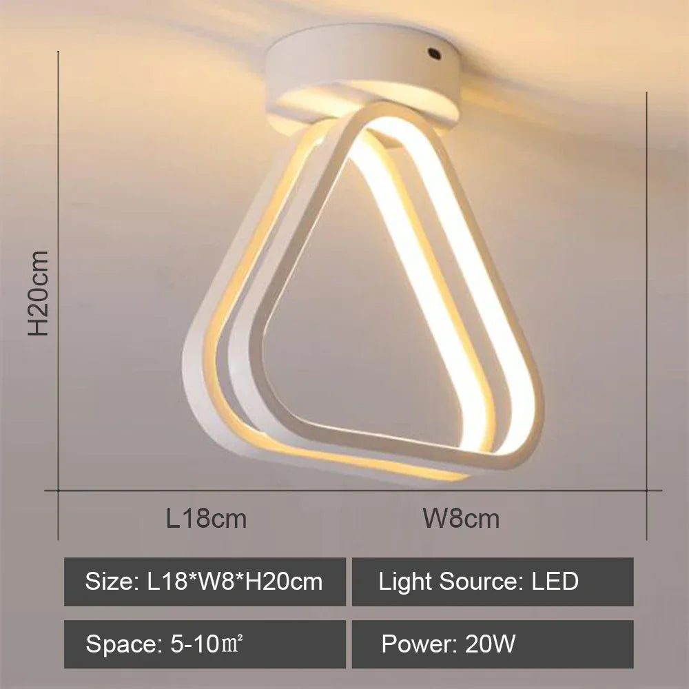 Modern LED Ceiling Lamp for Indoor Lighting Minimalist Chandelier