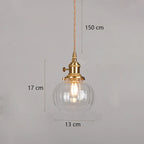 Scandinavian Glass Chandelier Lighting Modern Classic Decorative LED Pendant