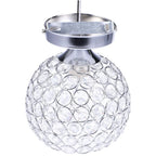 Crystal Ball Ceiling Light: Nordic Vintage LED Fixture for Home Living Room Kitchen Bar Loft