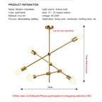 Nordic Pendant Light: Modern Art Decoration Hanging Lamp, E27 LED, Indoor Ceiling, Home Decor