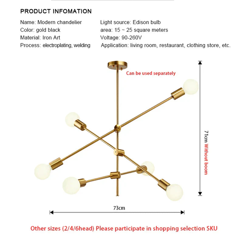 Nordic Pendant Light: Modern Art Decoration Hanging Lamp, E27 LED, Indoor Ceiling, Home Decor