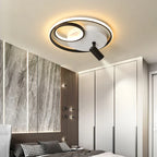 Nordic Gold Chandelier: Dimmable Remote Ceiling Light for Bedroom & Living Room