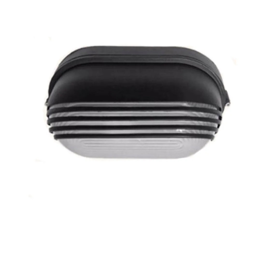 Black Bulkhead Wall Lantern Exterior Wall Light - Security Sconce for Porch & Patio