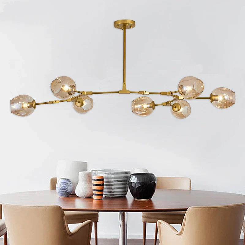Retro Loft Ceiling Lights: MDWELL Nordic Vintage Hanging Lamp for Living Room.