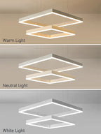 White Headlight Chandelier: Modern Nordic LED Dining Room Bedroom Lamp