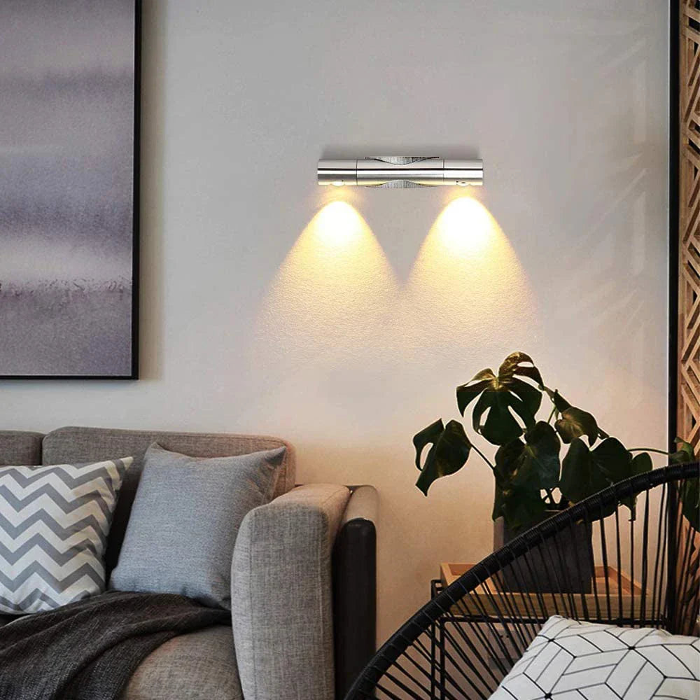 Rotatable LED Wall Light for Indoor Bedroom Home Decor