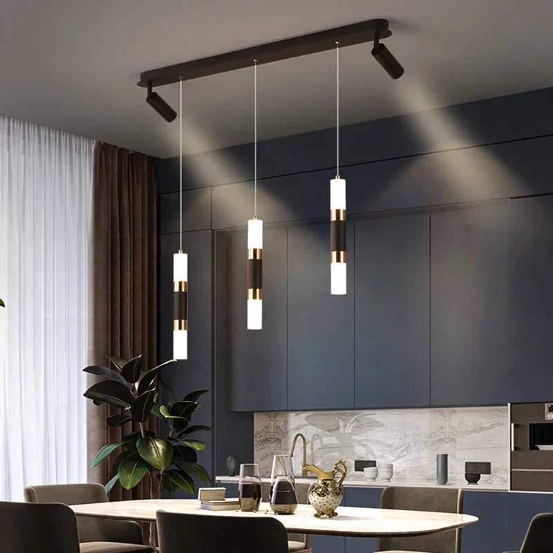 Modern LED Chandelier Spotlight for Dining & Living Room, Dimmable Nordic Chandelier