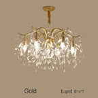 Crystal LED Chandelier: Luxury Indoor Lighting for Home, Kitchen, Living Room