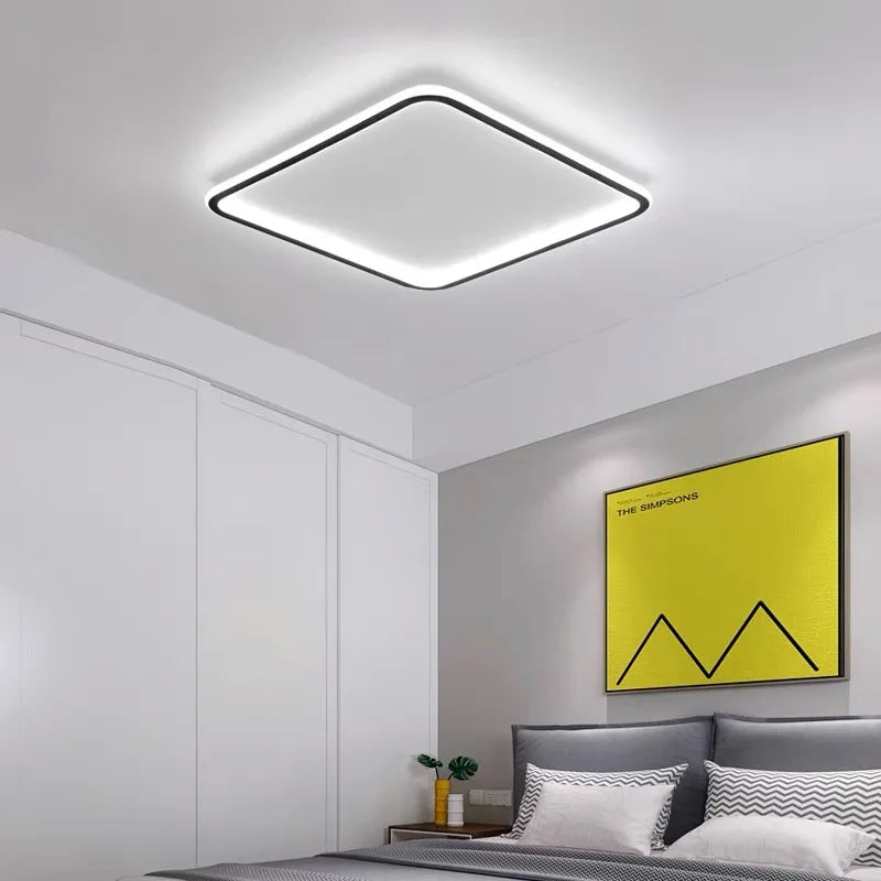 Modern Dimmable LED Ceiling Chandelier for Living Bedroom Study Room Lighting