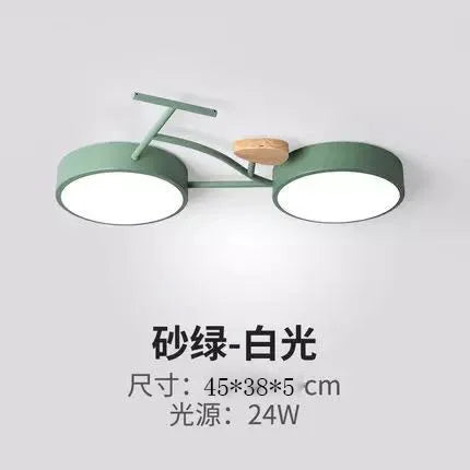 Kids LED Ceiling Lamp 3 Color Temperature, Nordic Design for Children's Room