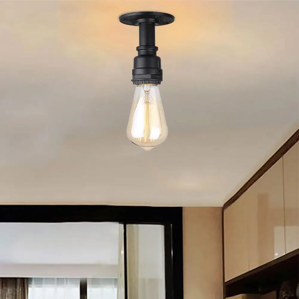 Industrial Water Pipe LED Wall Lamp for Home Decor