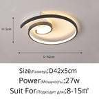 Modern LED Chandelier for Living Dining Bedroom Ceiling Decor Lighting