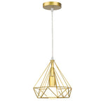 Industrial LED Pendant Light Vintage Loft Cage Hanging Lamp for Home Decor