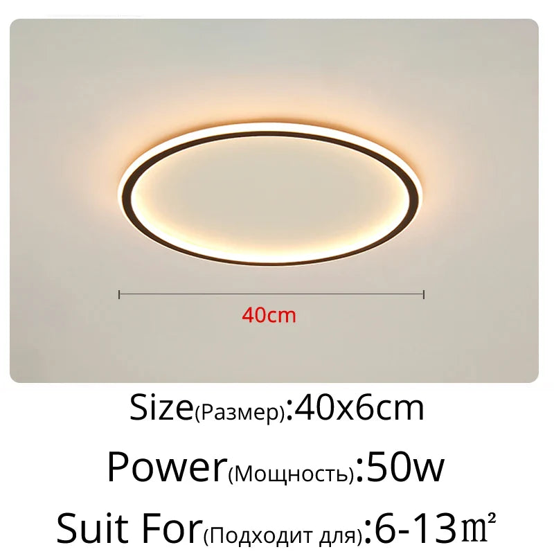 Modern Dimmable LED Ceiling Chandelier for Living Bedroom Study Room Lighting