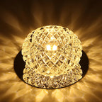 Crystal LED Ceiling Chandelier for Aisle, Balcony, Porch, and Corridor Lighting