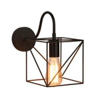 Industrial Iron Wall Sconce E27 Retro Loft Vintage LED Light Fixture