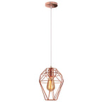 Birdcage Diamond Ceiling Pendant Light Chandelier for Home Living Room Decor