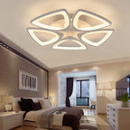 Geometric Petal Acrylic Ceiling Lamp: Romantic Decor for Living Room, Bedroom, Corridor