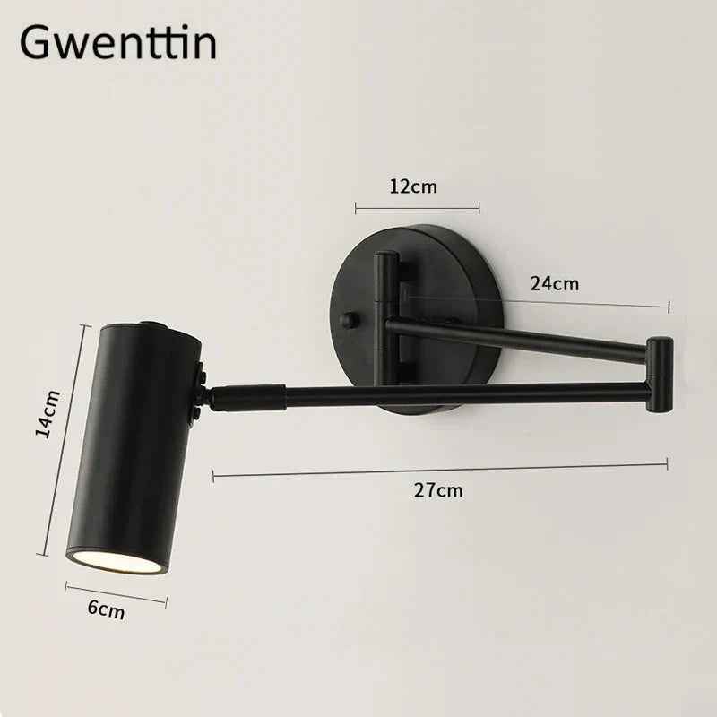 Modern Europe Adjustable Wall Sconce for Bedroom Decor