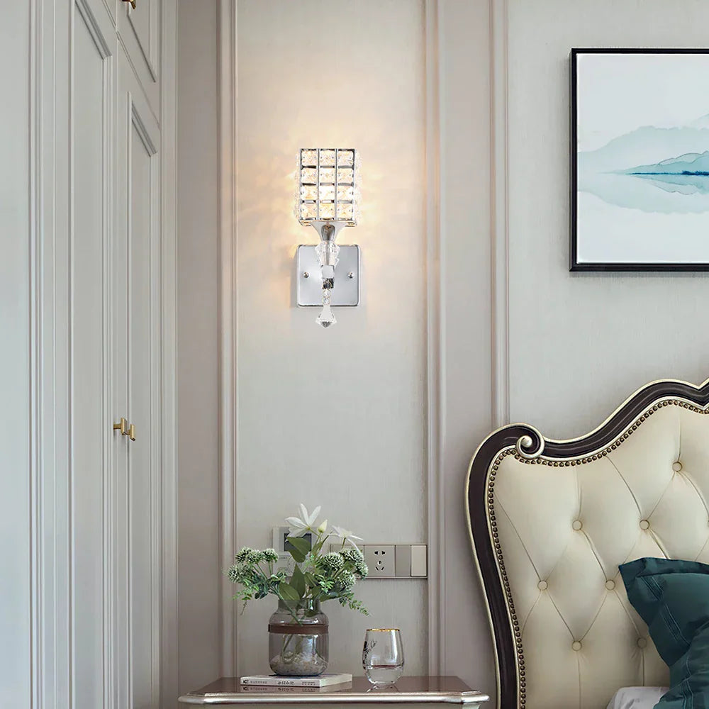 Crystal LED Wall Light for Living Room Bedroom Decor