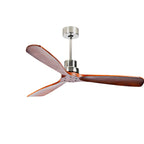 Wood Ceiling Fan with Remote Control | Bedroom 220V