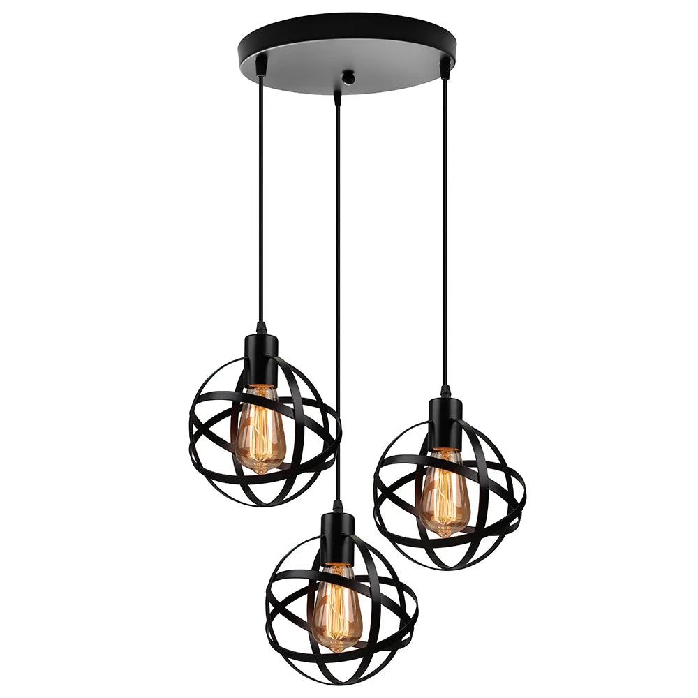 Industrial Pendant Lights - Modern Kitchen Island Lamp, Cafe Hanging Light