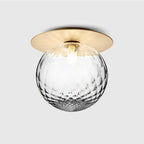 Glass Ball Ceiling Light Fixture for Bedroom Hallway Stairs - Home Lighting