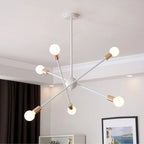 LED Metal Chandeliers for Living Room - Stylish Ceiling Light for Home Decor