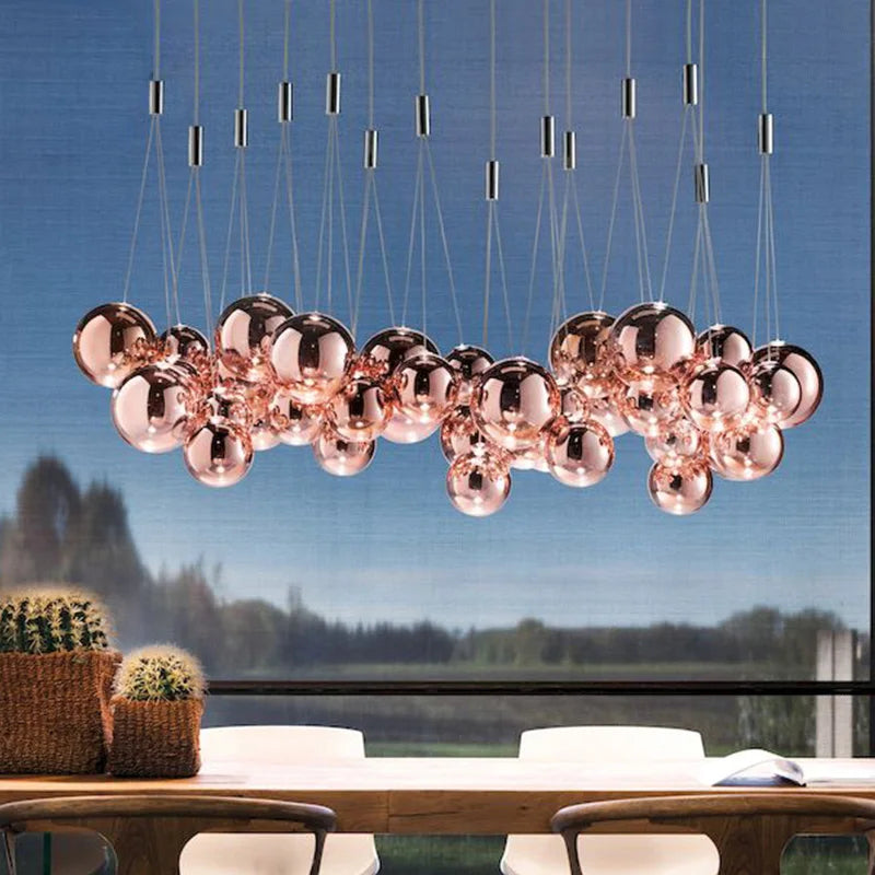 Bubble Glass Pendant Light: Stylish Nordic Home Decor Lighting