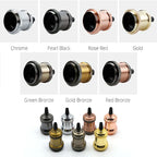 Vintage E27 Socket Pendant Lights with Edison Bulb Lamp Bases