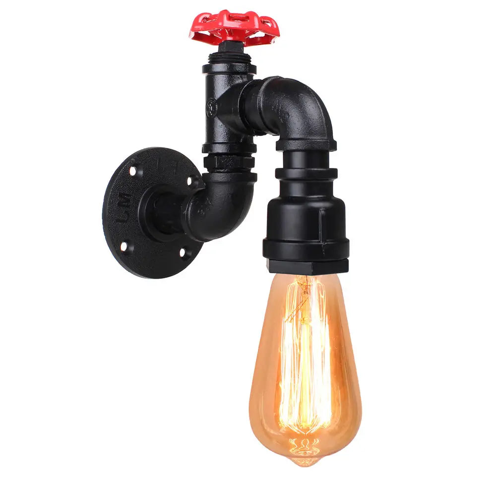 Industrial Water Pipe Wall Sconce for Restaurant Cafe Bar Kitchen