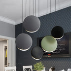 Scandinavian Moon Crescent Chandelier, Minimalist Kitchen Island Pendant Lamp