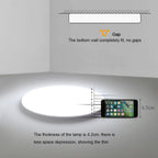LED Ceiling Light: Modern Ultra-thin Panel, 6-48W, Surface Mounted for Living Room