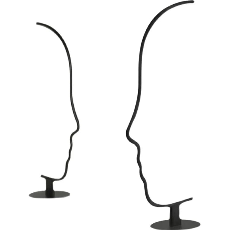 Modern Minimalist Human Face LED Floor Lamp for Home Bedroom Living Room Lighting