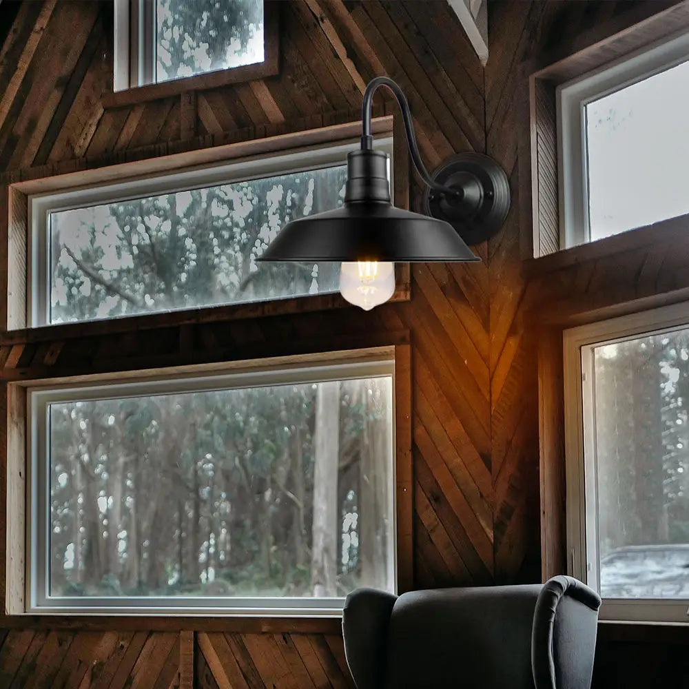 Vintage Loft Indoor LED Wall Sconce Retro Industrial Gooseneck Light Fixtures