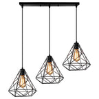 Modern Black LED Pendant Chandelier for Kitchen & Living Room Lighting
