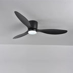 White LED Ceiling Fan Light with Remote Control