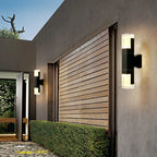 Outdoor LED Wall Lamp Gold Black Sconce IP65 Waterproof Garden Lighting