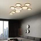 Nordic Remote Control LED Ceiling Lamp for Living Room, Study Room - Modern & Creative