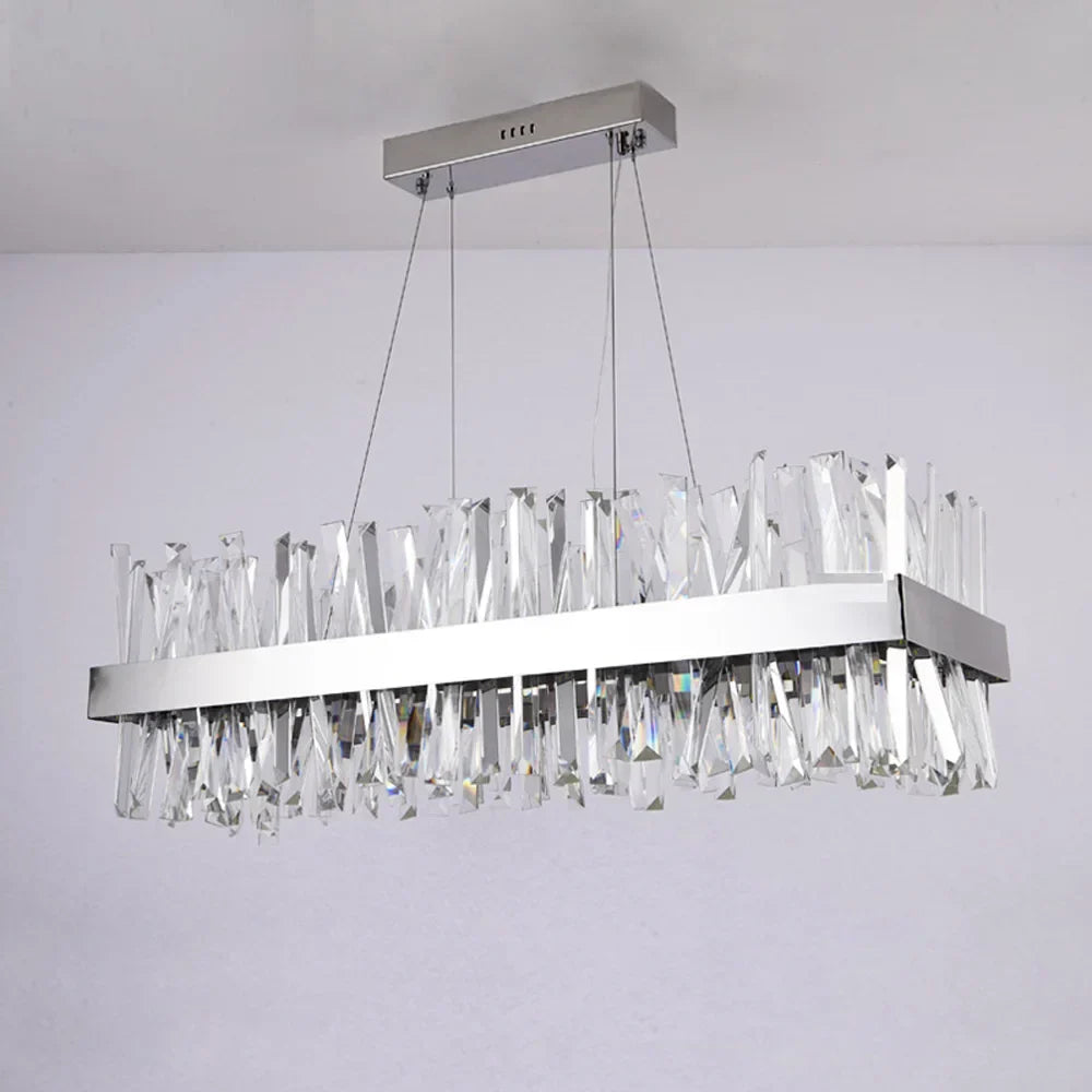 Modern LED Crystal Chandelier for Dining and Living Room Décor