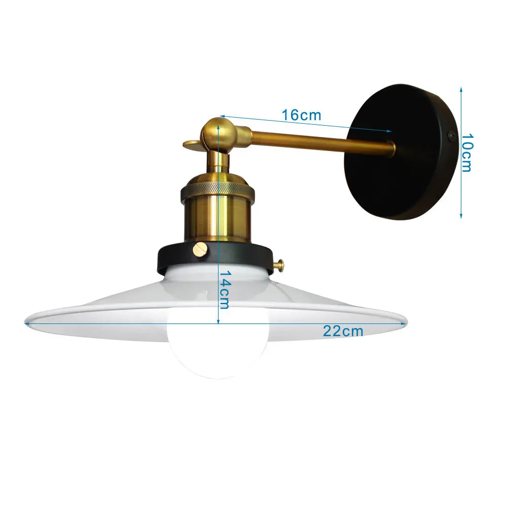 Industrial Loft Wall Lamp, Retro Wall Light for Home Decor, E27 Bulb Lighting